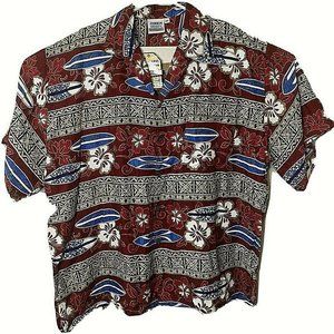 XL Vtg Jammin Shirts Brand Mens Button Up Hawaiian